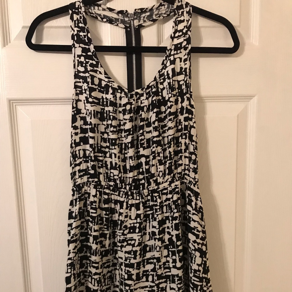 Patterned Racerback Dress